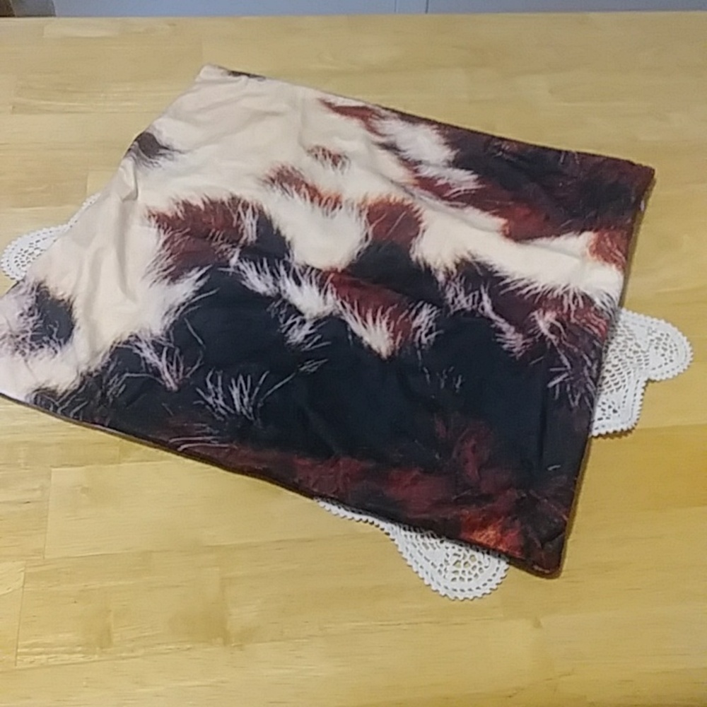 Animal print pillow cover, colorful and fun